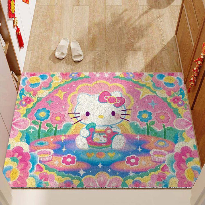Cartoon-Themed Entryway Mat