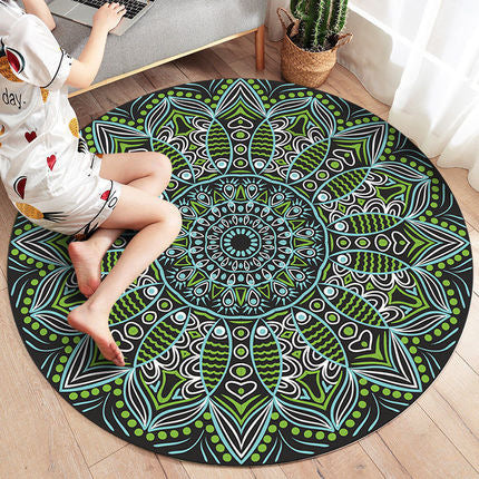 Bohemian Geometric Pattern Area Rug Kalsten