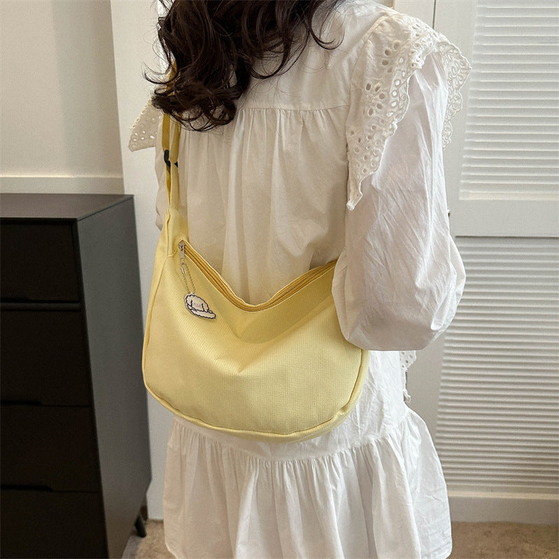 Casual Fabric Shoulder Bag