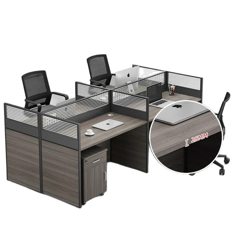 Workplace with partition and storage Kalsten