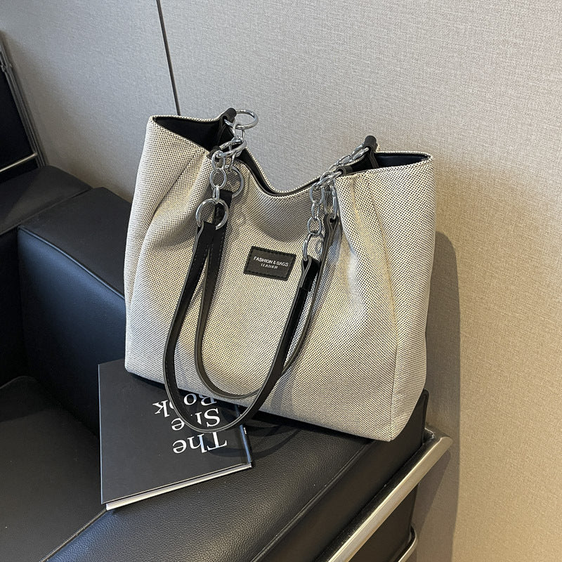 Chic Textured Shoulder Bag Kalsten
