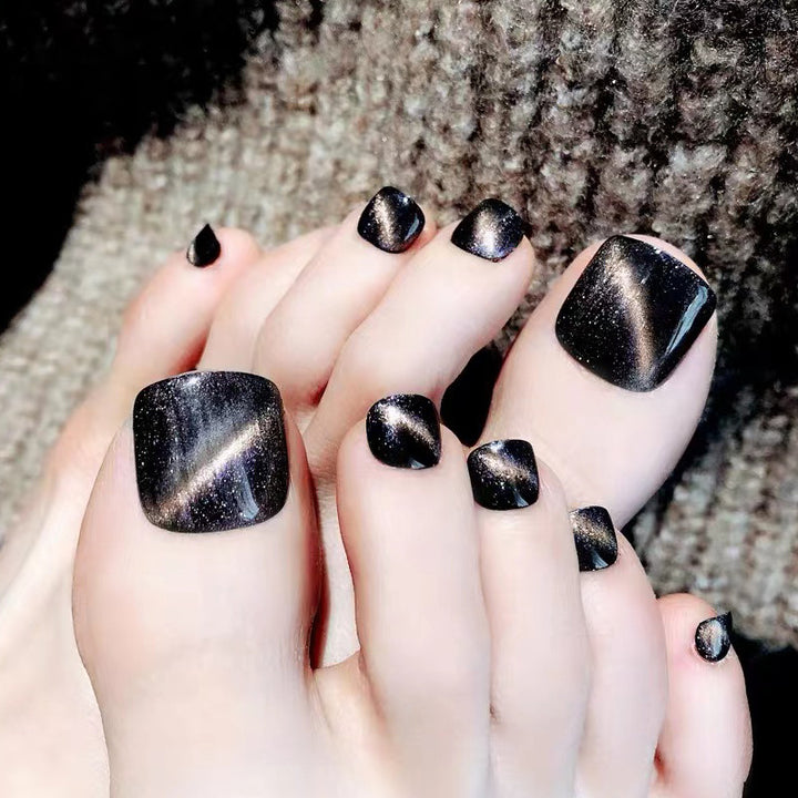 Premium Press-On Toenail Art Set