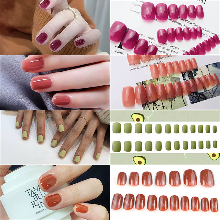 Stylish Press-On Nail Set with Elegant Accents Kalsten