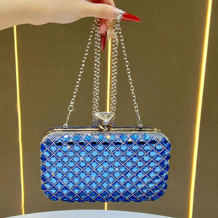 Crystal-Studded Evening Clutch