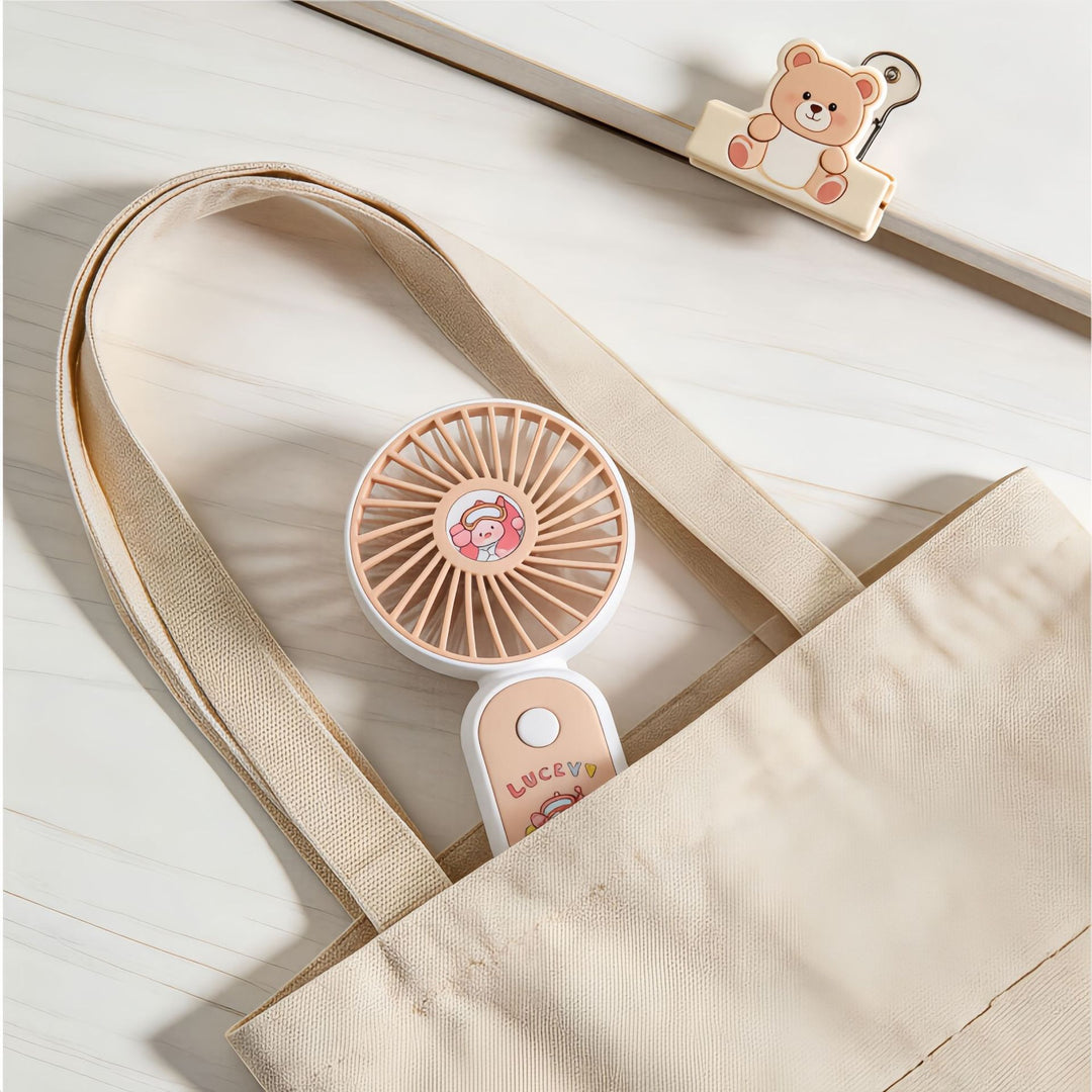 Ladies Portable USB Table Fan with Fun Design Kalsten