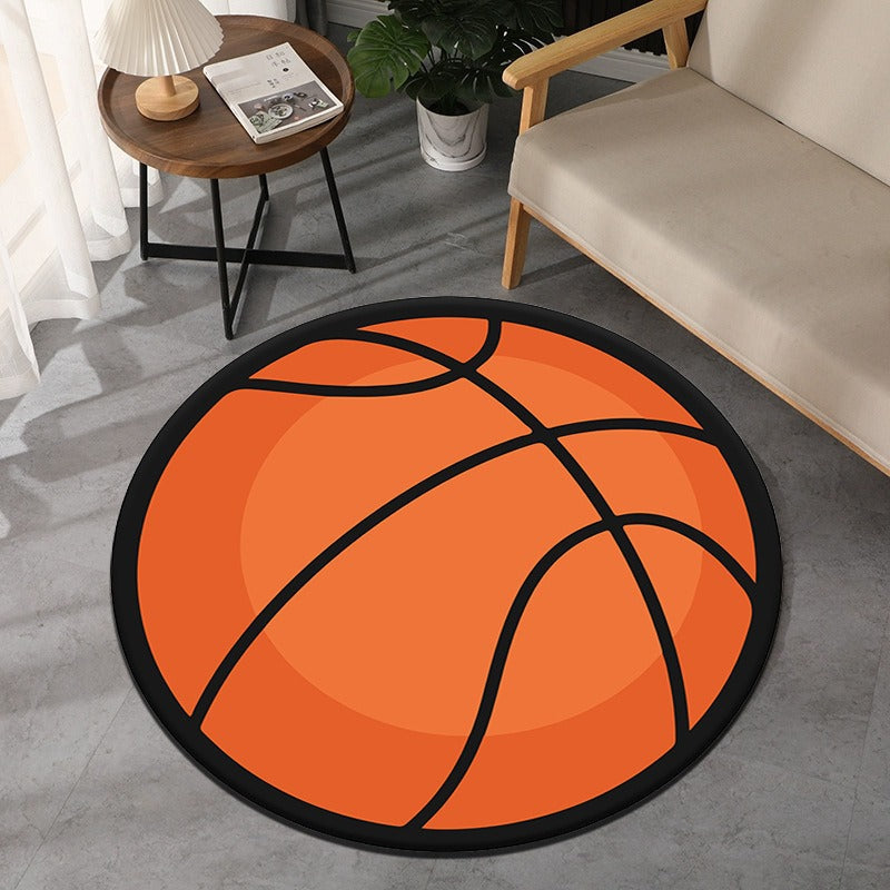 Soccer Field Themed Decorative Area Rug