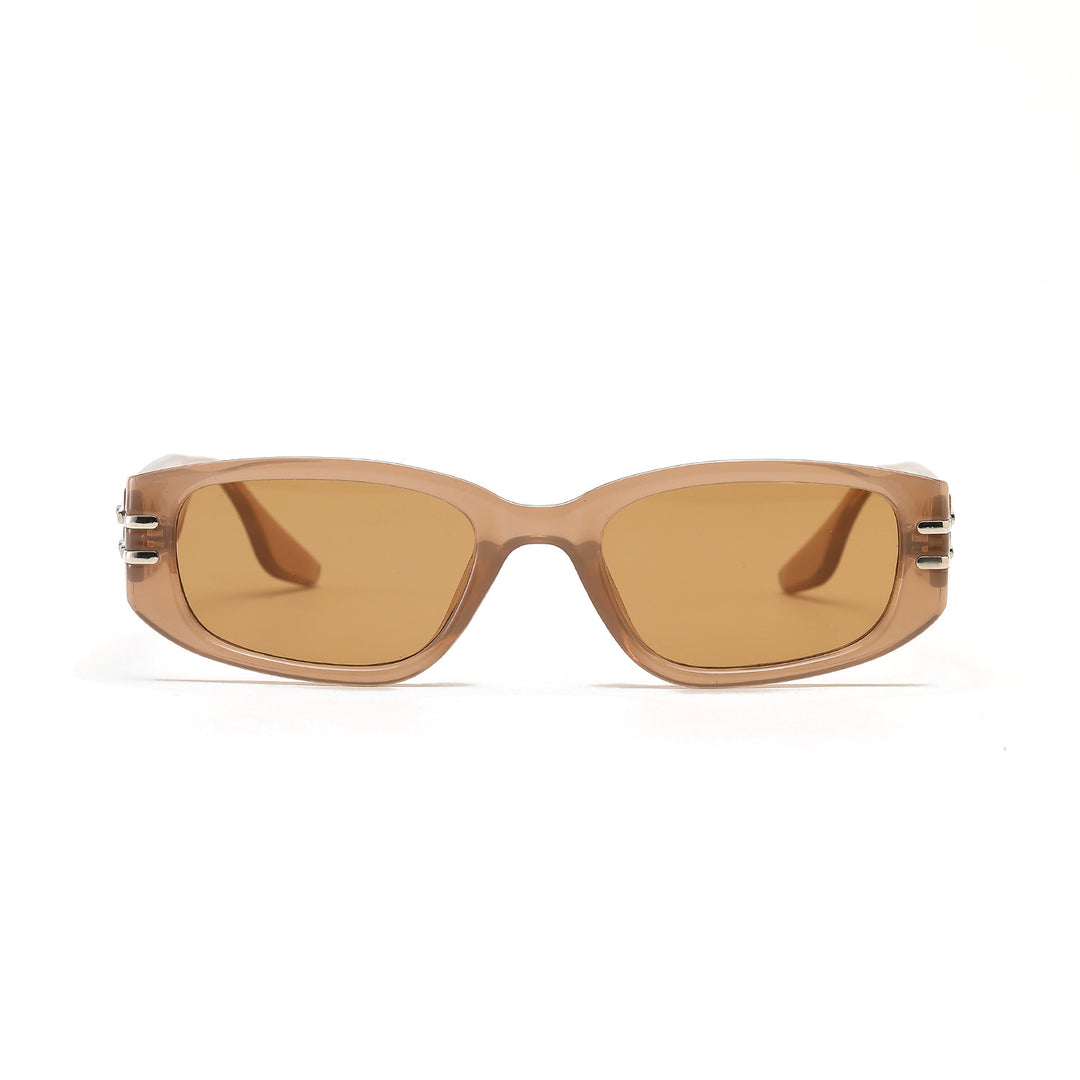 Women's fashionable rectangular sunglasses with elegant metal accents Kalsten