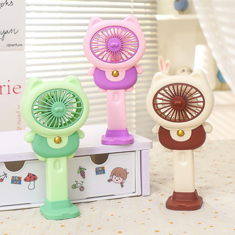 Women's Portable Hand Fan in Creative Cat Design Kalsten