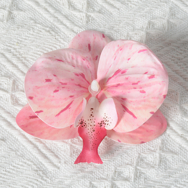 Elegant Artificial Orchid Hair Clip