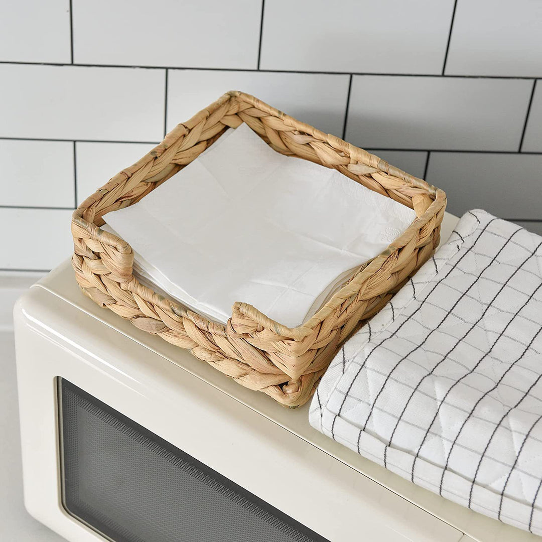 Handwoven Rectangular Storage Tray Kalsten