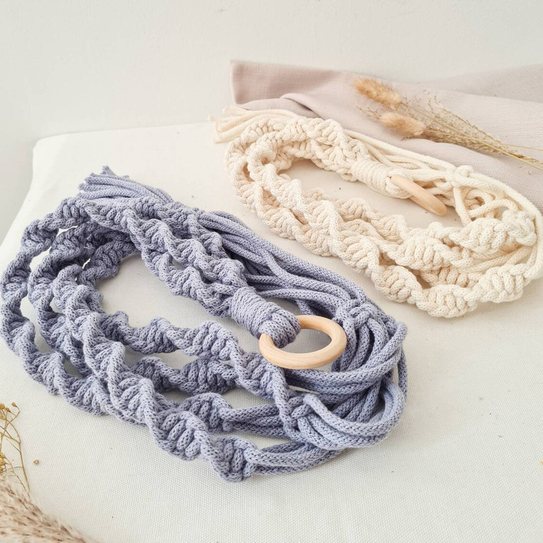 Macrame Wall Hanging Decor with Braided Design Kalsten