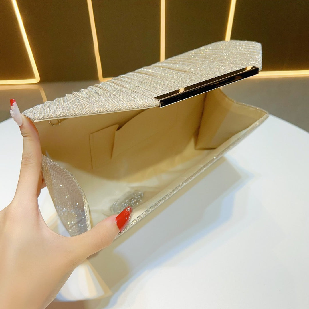 Elegant Pleated Clutch