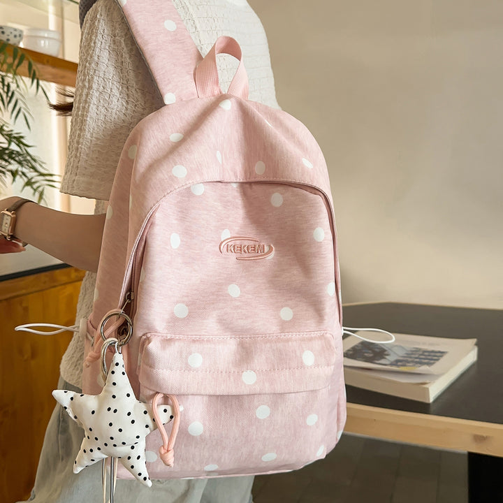 Cute Decorative Polka Dot Backpack Kalsten