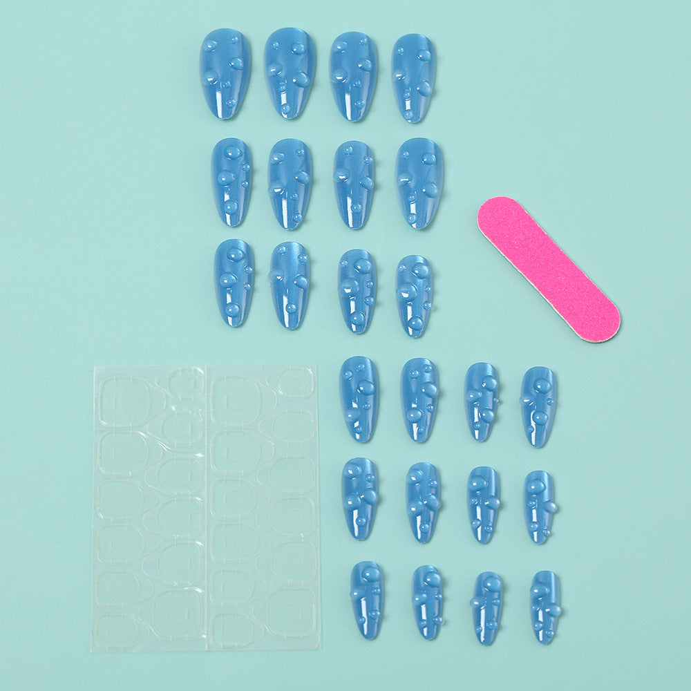 Artificial nails in stylish drip design Kalsten