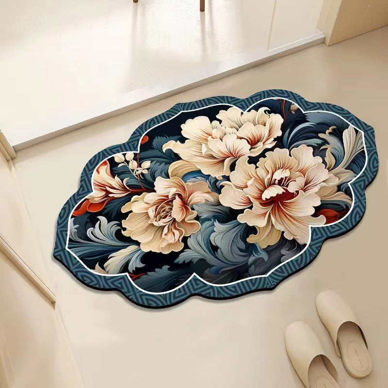 Floral Decorative Area Mat Kalsten