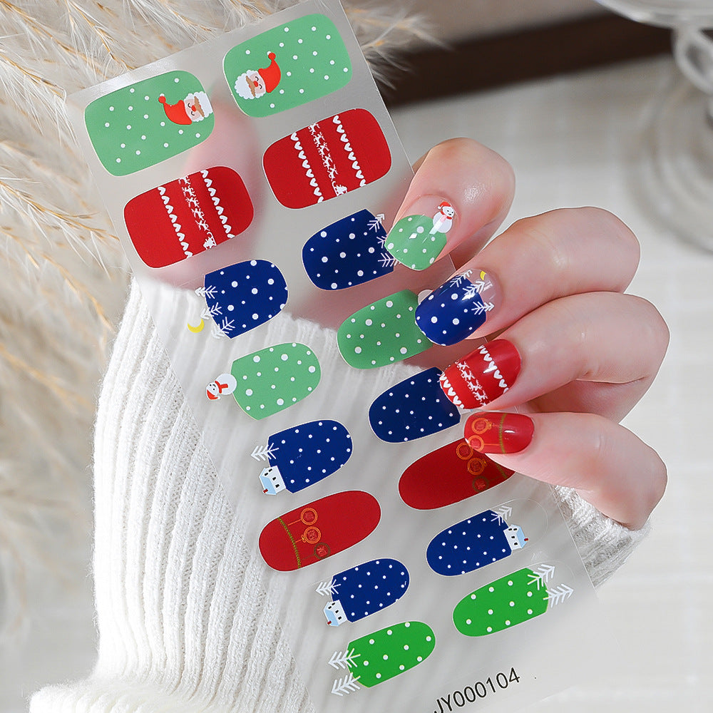 Holiday-Themed Nail Art Stickers