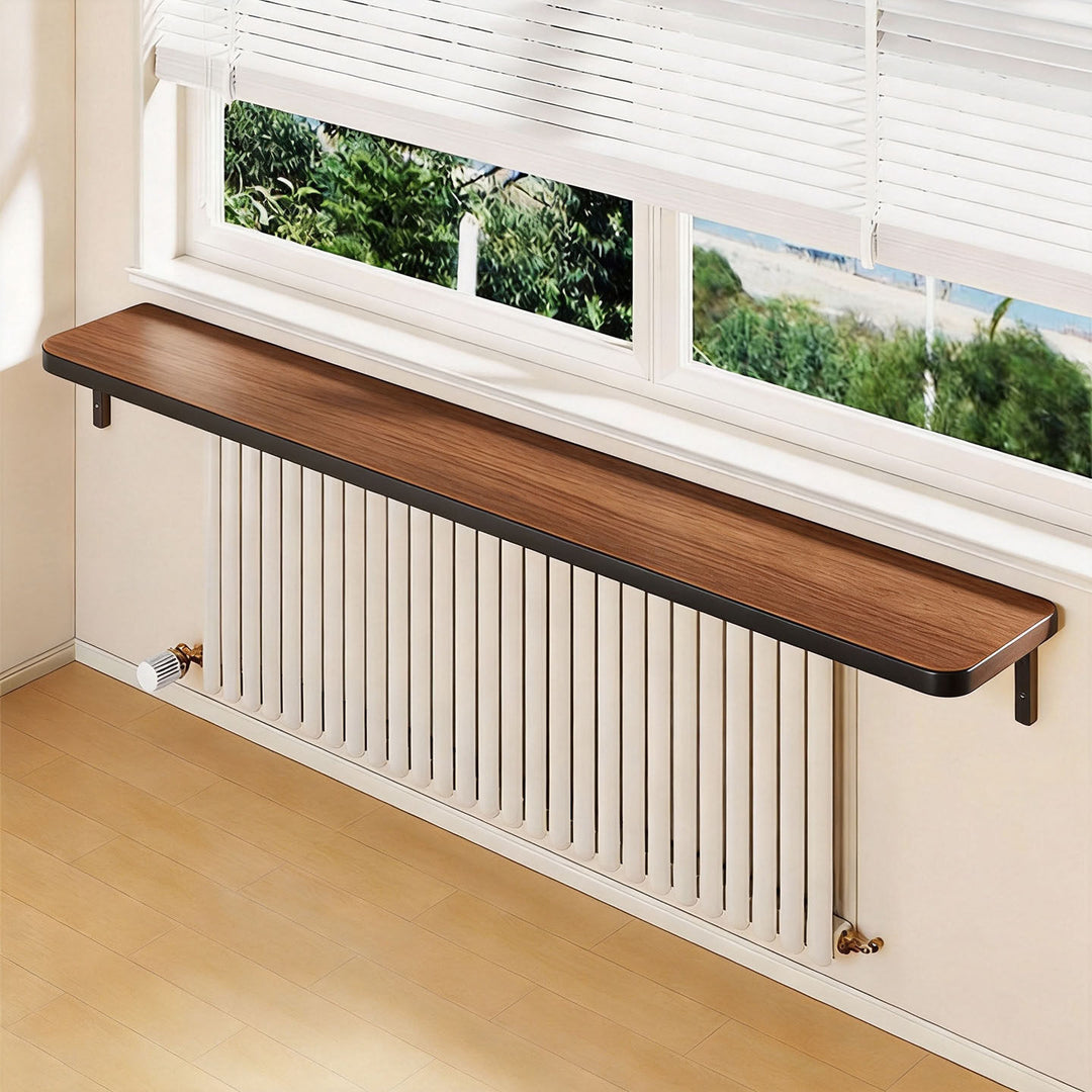 Long Narrow Floating Wall Shelf Kit with Concealed Heavy-Duty Brackets
