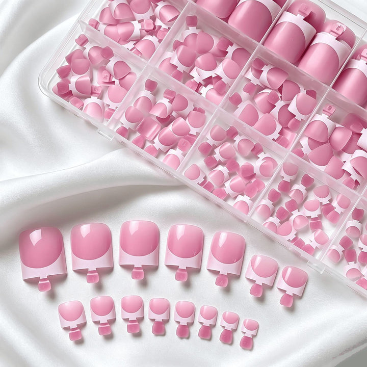 Premium French Tip False Nail Set Kalsten
