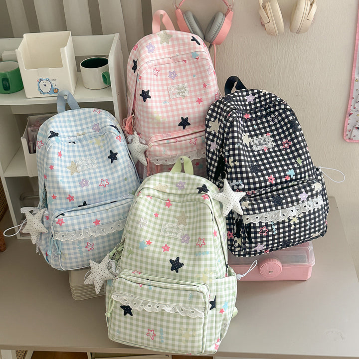 Cute Illustrated Casual Backpack Kalsten