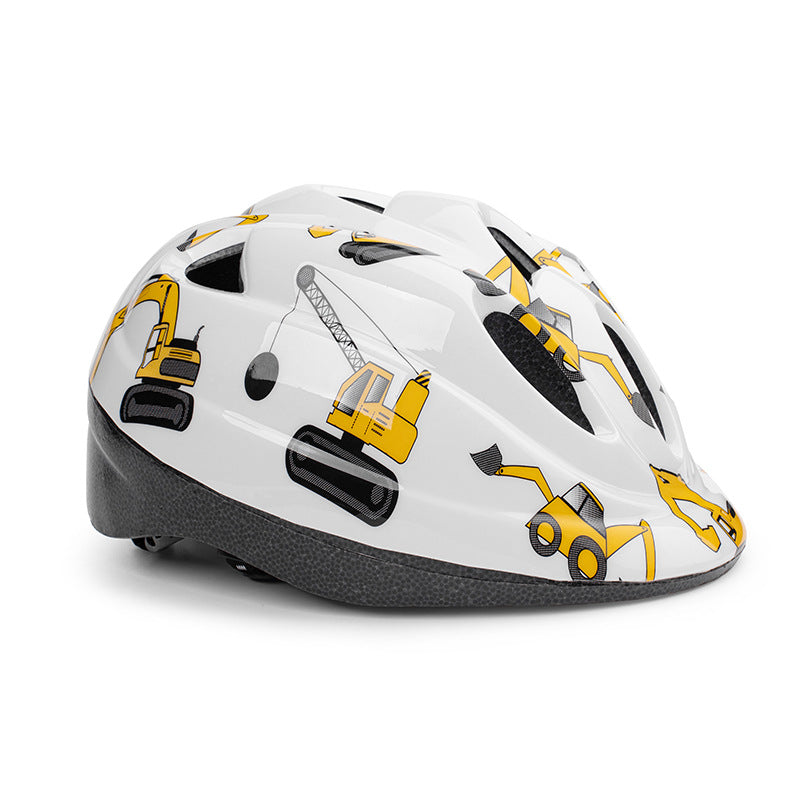 Children's bicycle helmet with dinosaur motif Kalsten