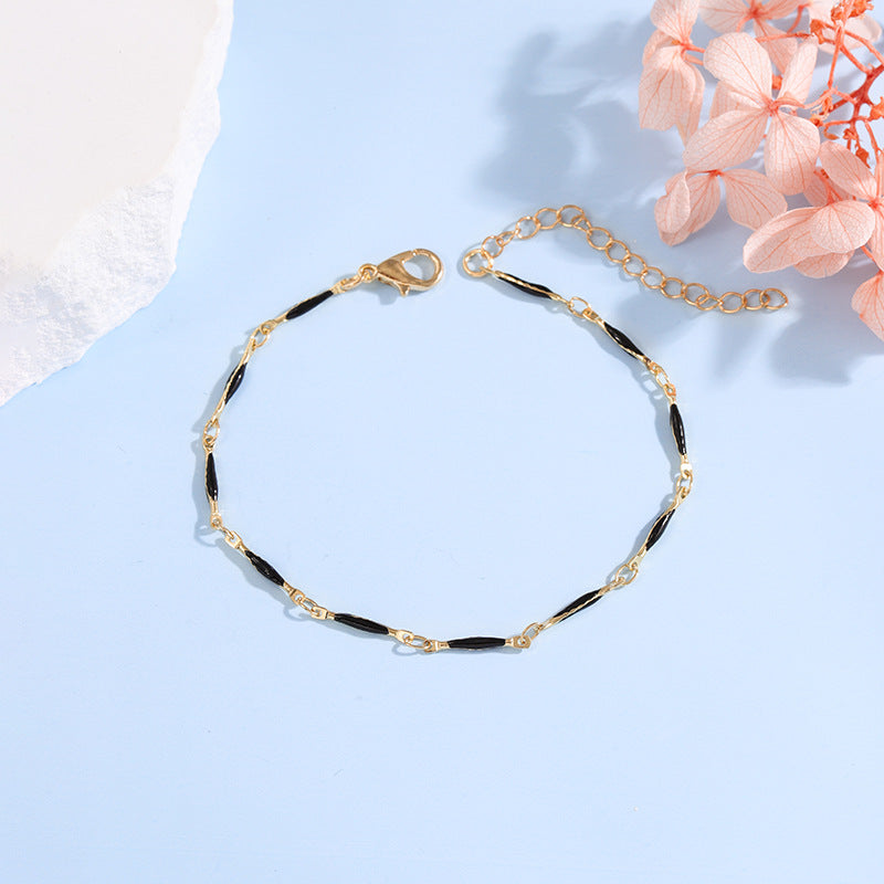 Elegant Adjustable Gemstone Chain Bracelet Kalsten