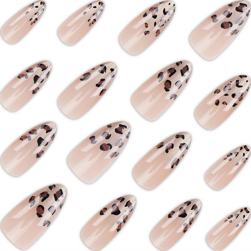 Artistic Leopard-Patterned Press-On Nails Kalsten