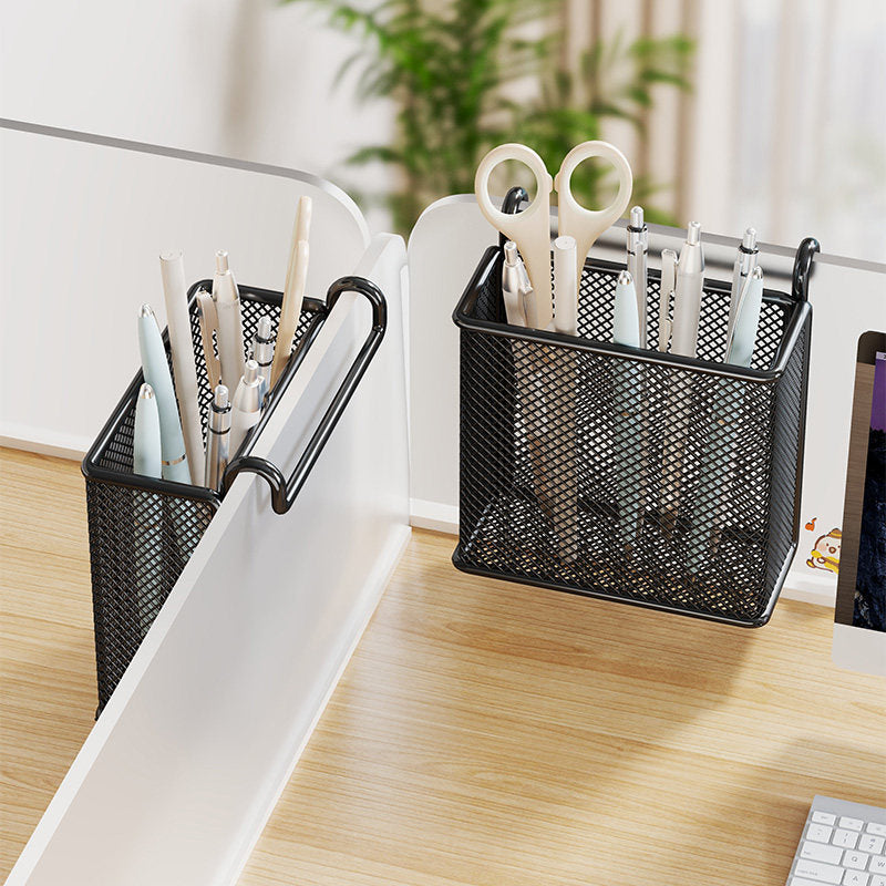 Hanging Mesh Desk Pen and Stationery Caddy Organizer