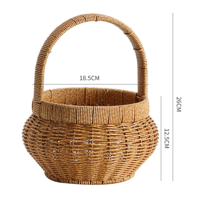Handwoven Decorative Basket Kalsten