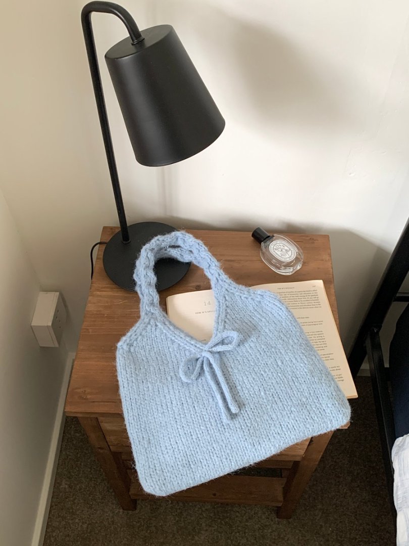Cozy Knit Tote Bag Kalsten