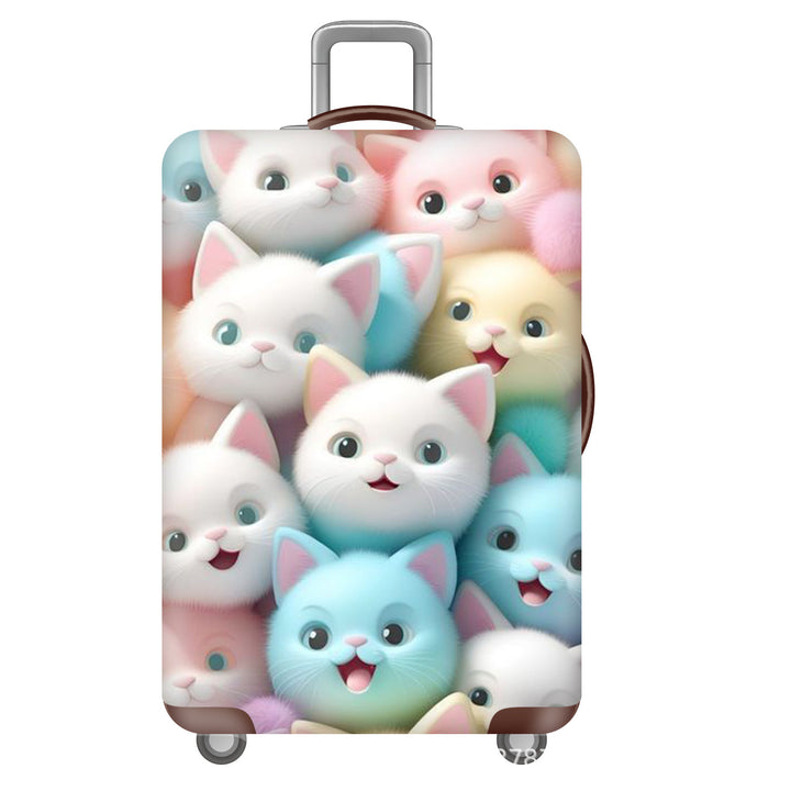 Unisex Hard-shell suitcase with cute cat motif Kalsten