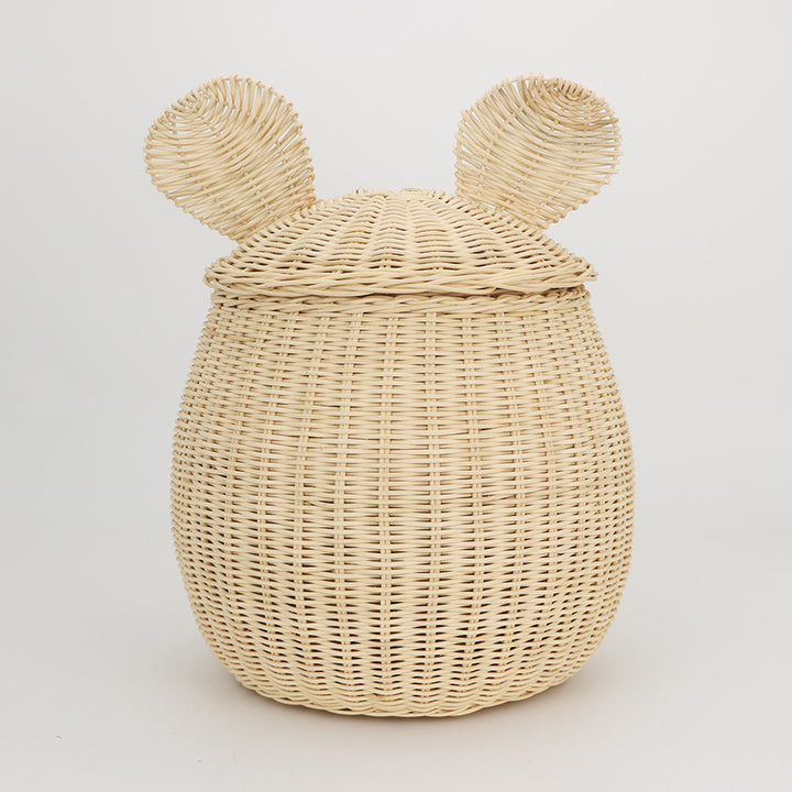 Playful storage basket with animal ears Kalsten