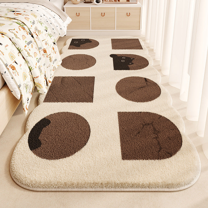 Children's Fun-Themed Plush Area Rug for Home