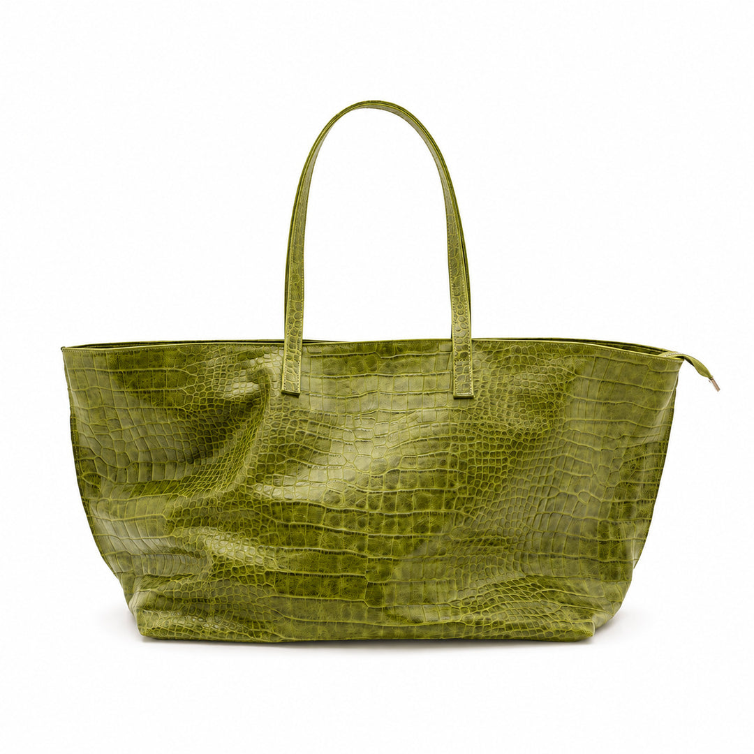 Crocodile Texture Large Tote Bag