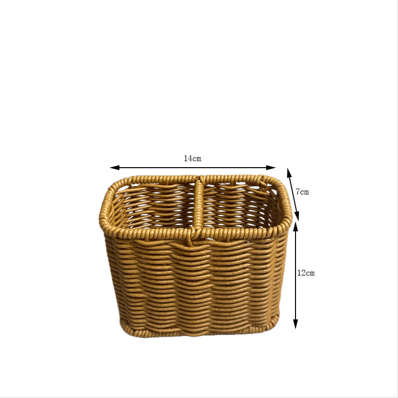 Stylish Rectangular Woven Storage Organizer Kalsten