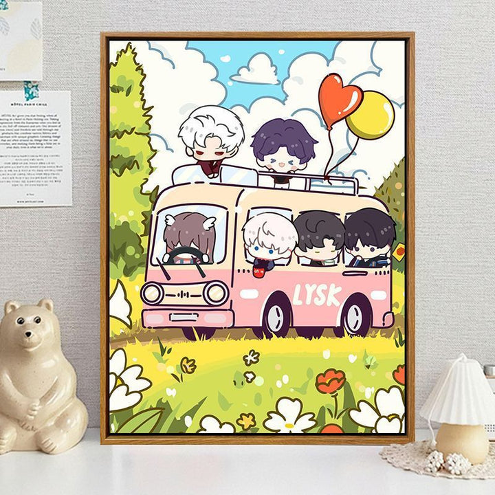 Cartoon-Themed Decorative Wall Art Kalsten