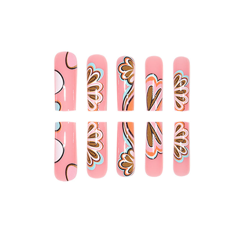 Creative Floral Pattern Nail Art Kalsten