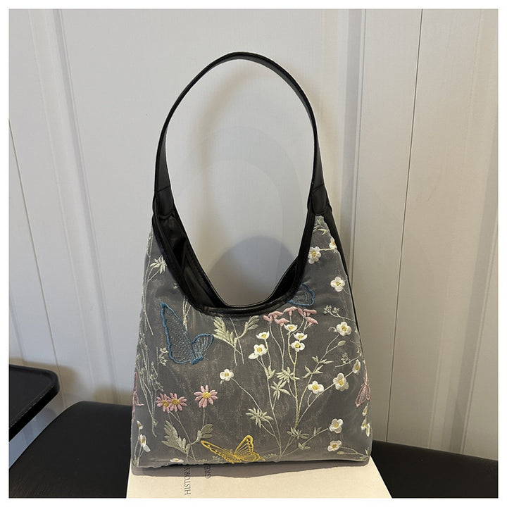 Elegant Butterfly-Embellished Shoulder Bag