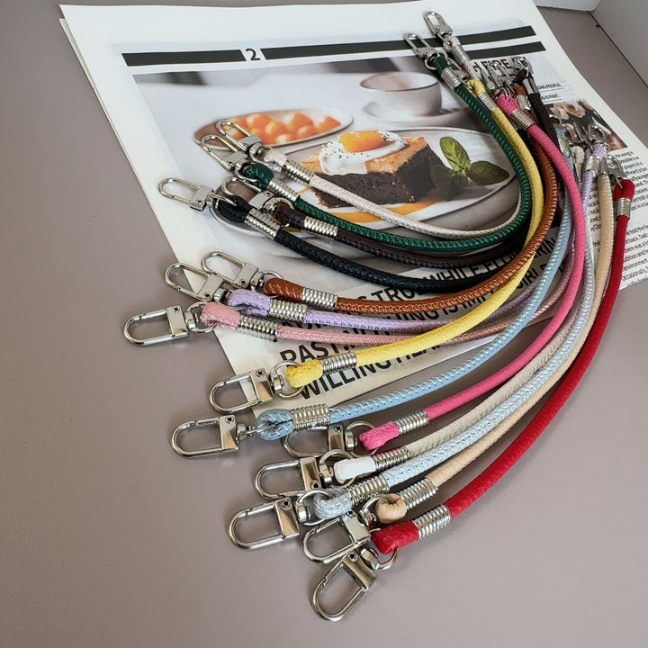 Braided Leather Keychain Strap Kalsten