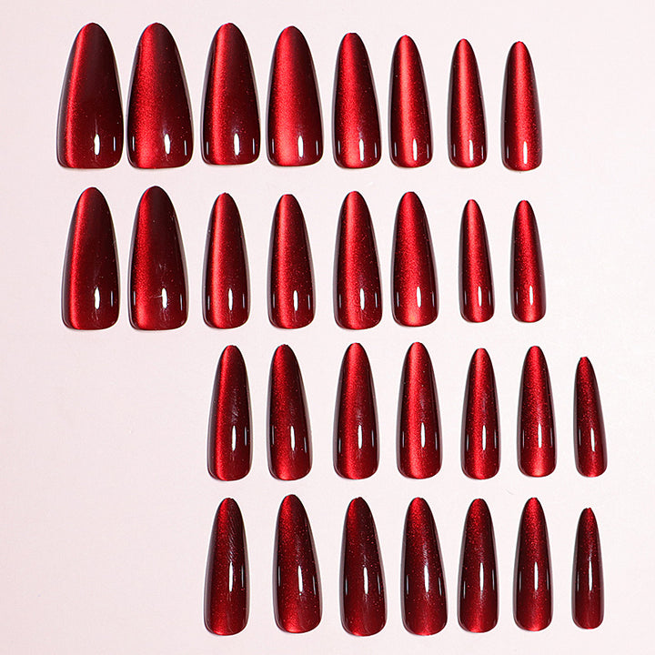 Stunning Glossy Press-On Nail Set Kalsten