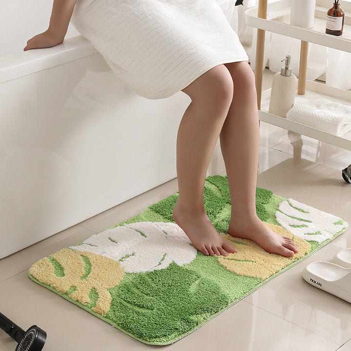 Decorative Fruit-Themed Bath Rug Kalsten