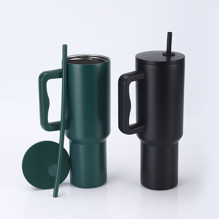 Women's High-Quality Insulated Mug with Integrated Straw Kalsten