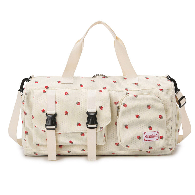 Fashionable Floral Print Weekend Duffel Bag Kalsten