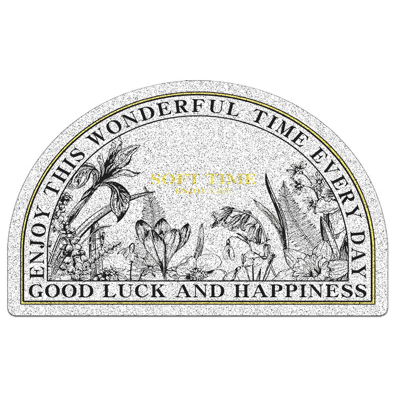 Inspirational Quote Welcome Mat