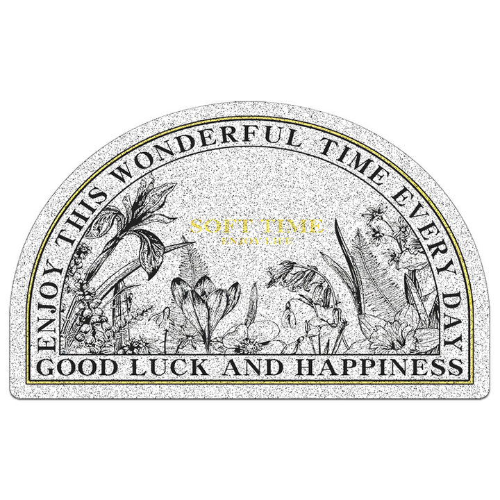 Inspirational Quote Welcome Mat