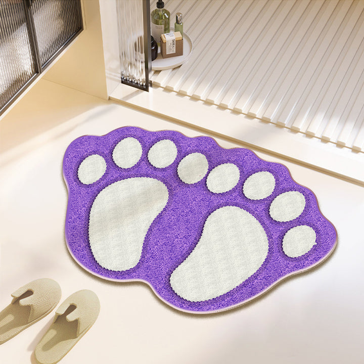 Fun Paw Print Bath Mat Kalsten