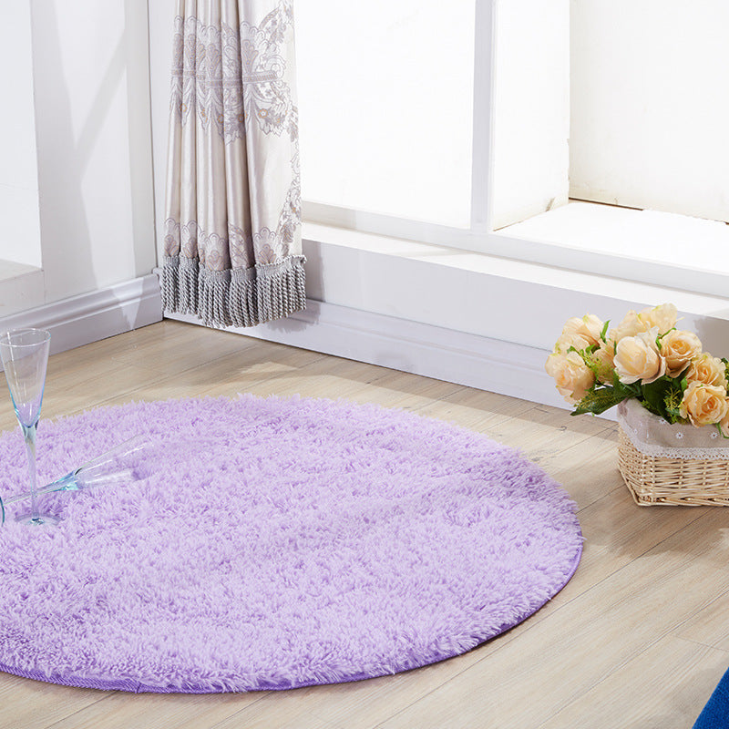 Plush Round Area Rug Kalsten 1790150822