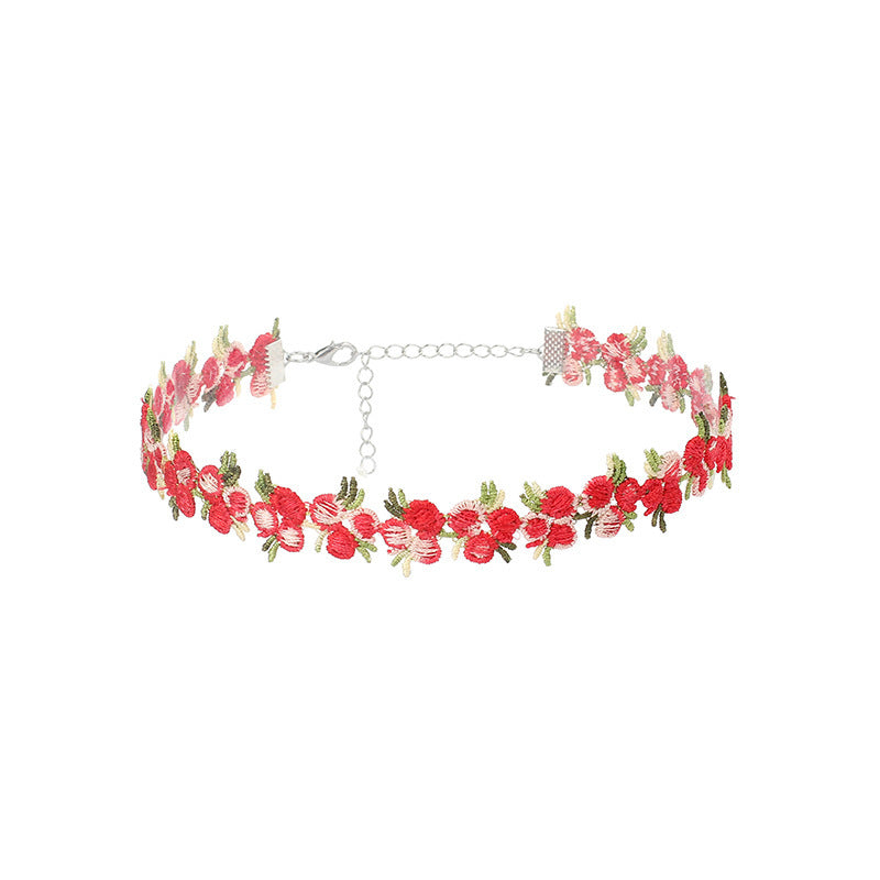Floral Choker Necklace Kalsten