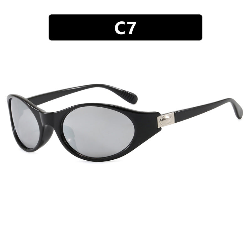 Ladies stylish sunglasses in elegant oval design with protective UV filter Kalsten