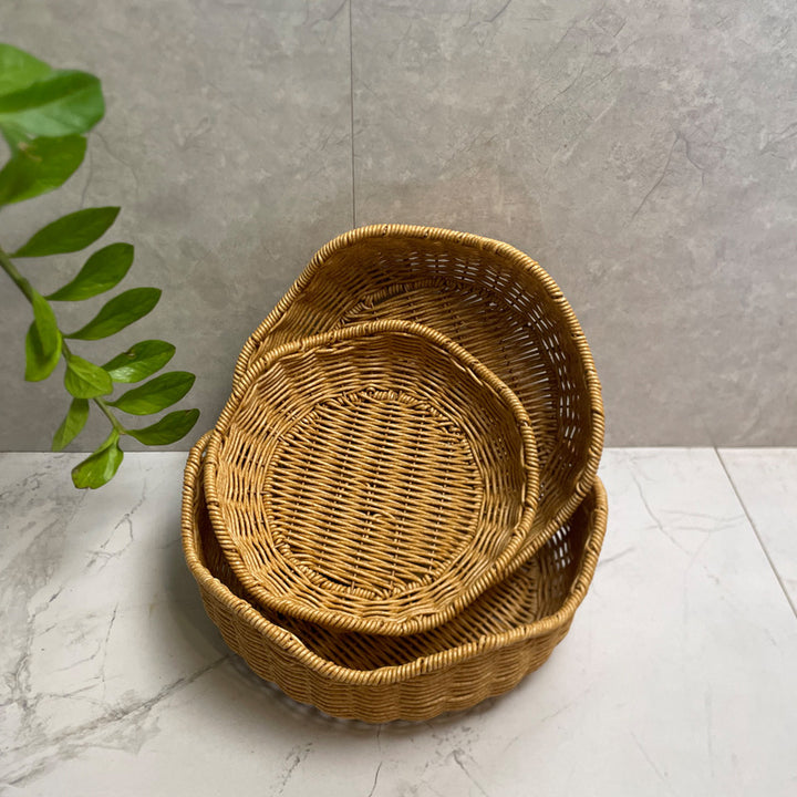 Decorative Woven Serving Basket Kalsten