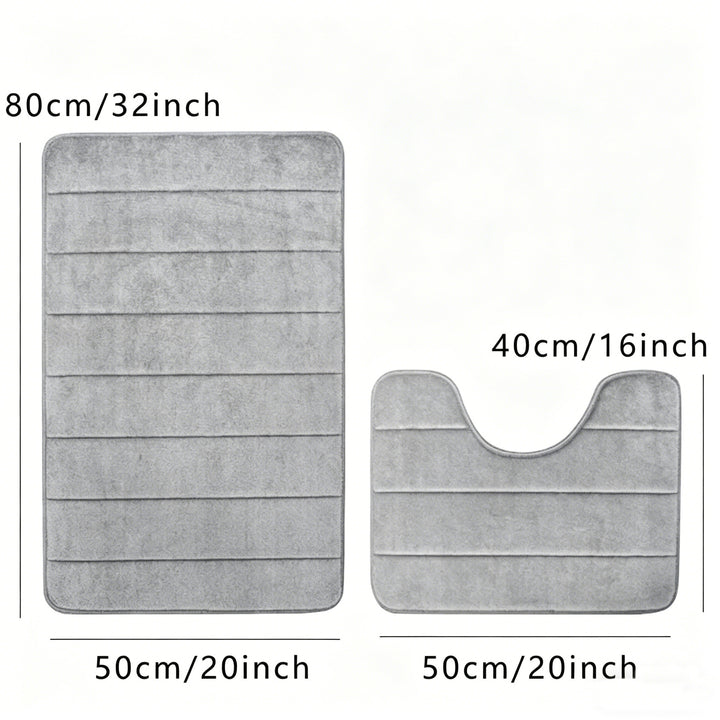 Bathroom Mat Set Kalsten